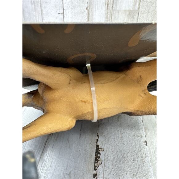 Vintage Greenbrier Plastic Western Theme Brown Horse Figurine white feet New - Picture 8 of 10